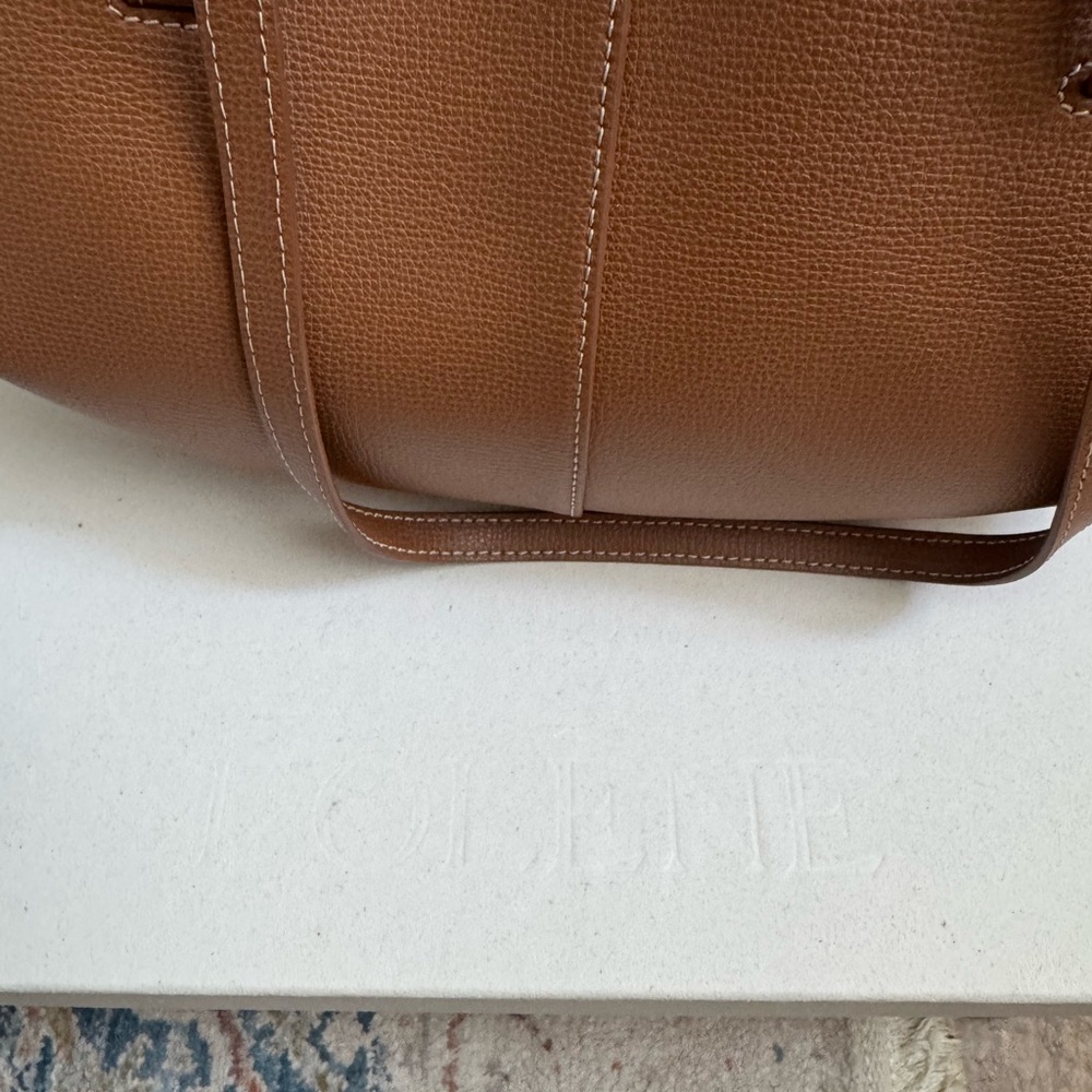 Polene Tan Leather Shoulder Bag - Picture 2 of 9